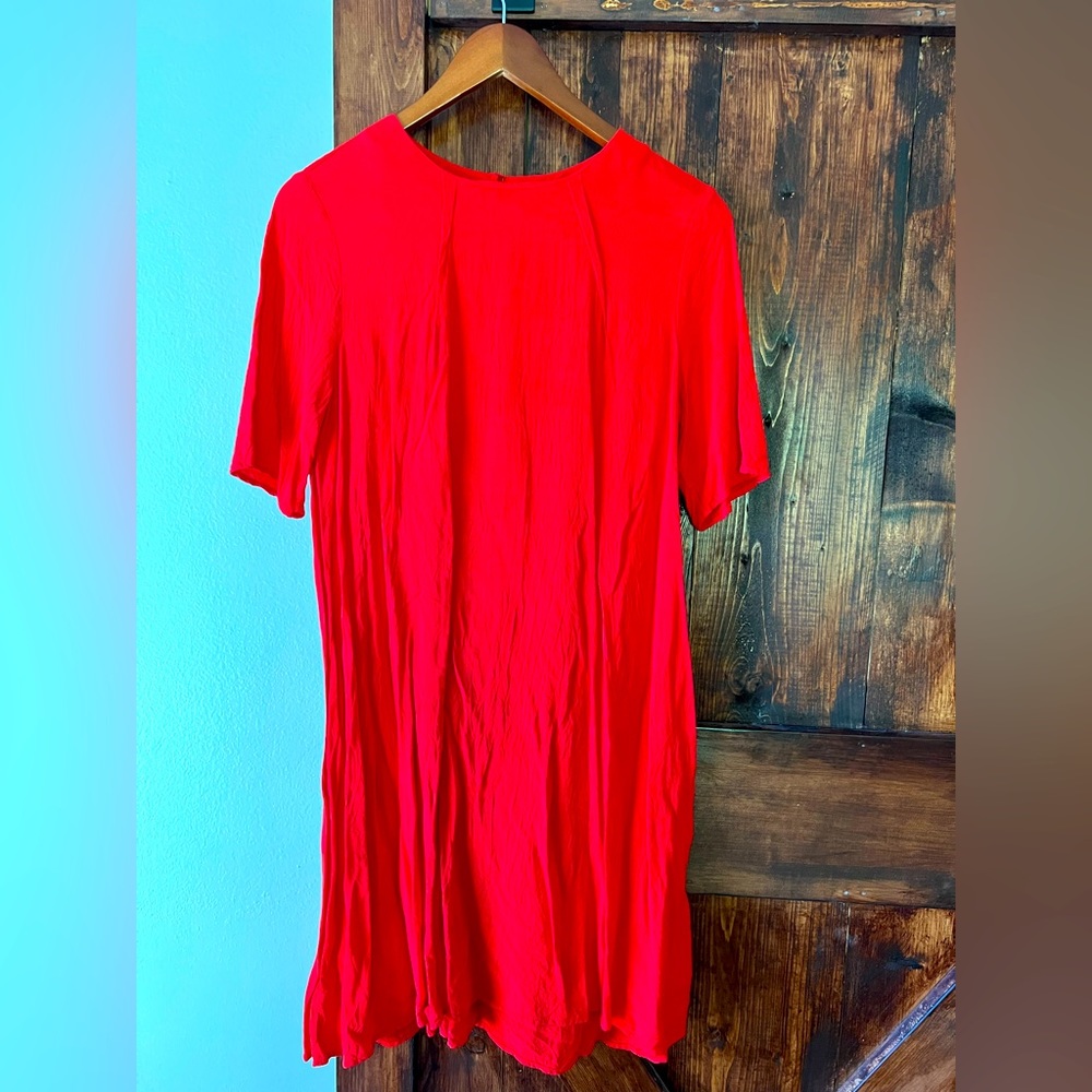 H&M Red Shift Dress